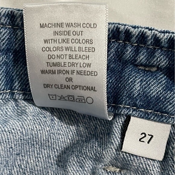 VERVET‎ Distressed Tie Waisted Belted Jeans High Rise Size 27 - Picture 5 of 7